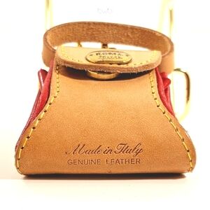 RARE Bella Roma Italia Leather Coin Purse /Airpod Case